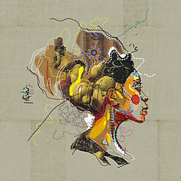位圖 插畫 時尚插畫 人物插畫 藝術(shù)效果 免費素材