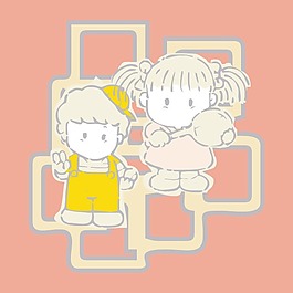 印花矢量圖 T恤圖案 圖文結(jié)合 人物 女孩 免費素材
