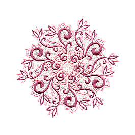 绣花 植物 花朵 花纹 抽象花纹 免费素材