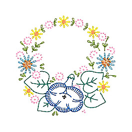 繡花 植物 花朵 免費(fèi)素材
