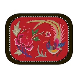 印花矢量圖 繡花 動物 鳥 植物 免費(fèi)素材