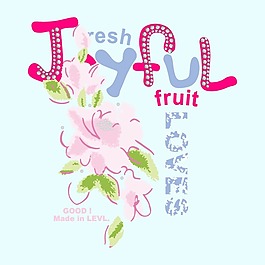 印花矢量圖 T恤圖案 圖文結合 燙鉆 印燙結合 免費素材