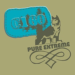 印花矢量圖 T恤圖案 圖文結(jié)合 動物 狗 免費素材