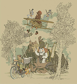 位圖 插畫 時尚插畫 插畫師 Joan 免費素材