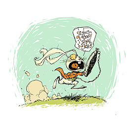 位圖 插畫 卡通插畫 插畫師 Skottie 免費素材