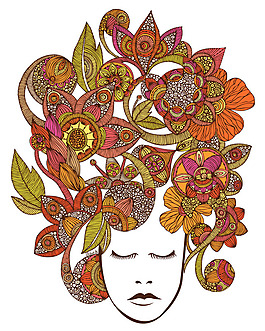 位圖 插畫 時尚插畫 人物插畫 插畫師 免費素材