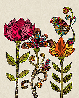 位圖 插畫 時尚插畫 植物插畫 插畫師 免費素材