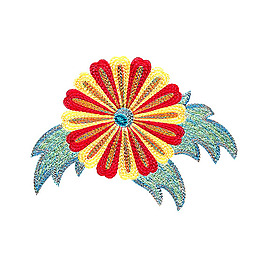 繡花 植物 花朵 免費(fèi)素材