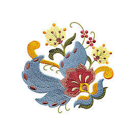 繡花 植物 花朵 免費素材