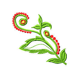 繡花 植物 花朵 免費素材