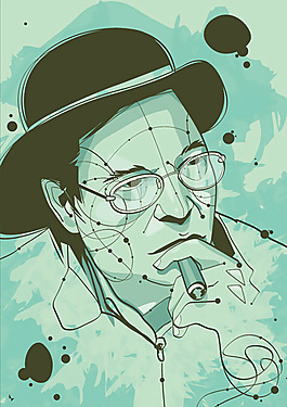 位图 插画 时尚插画 插画师 rubens 免费素材