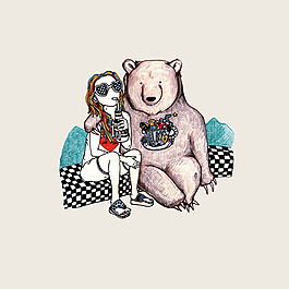 位圖 插畫 時尚插畫 插畫師 MR.morning 免費素材