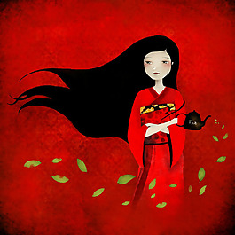 位圖 插畫 時尚插畫 插畫師 Anne-julie 免費素材