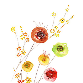 位圖 植物 寫意花卉 花朵 免費(fèi)素材