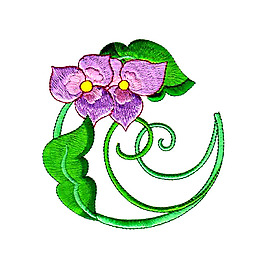 繡花 植物 花朵 免費素材