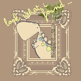 印花矢量圖 T恤圖案 可愛卡通 圖文結(jié)合 卡通動物 免費素材