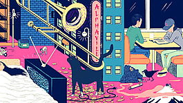 位圖 插畫 時(shí)尚插畫 插畫師 Micah 免費(fèi)素材
