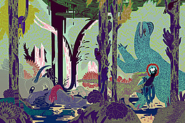 位圖 插畫 植物插畫 插畫師 Micah 免費素材