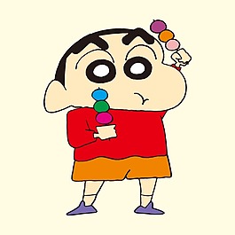印花矢量圖 可愛卡通 卡通形象 蠟筆小新 生活元素 免費素材