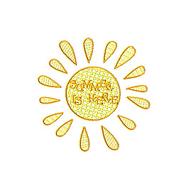 繡花 文字 英文 靜物 太陽(yáng) 免費(fèi)素材