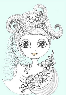 位圖 插畫 時尚插畫 插畫師 Danielle 免費(fèi)素材