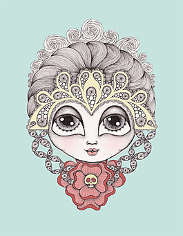 位圖 插畫 時尚插畫 插畫師 Danielle 免費(fèi)素材