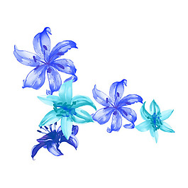 位圖 植物 寫(xiě)意花卉 花朵 百合 免費(fèi)素材