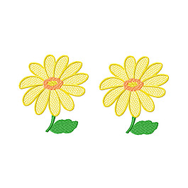 繡花 植物 花朵 免費素材