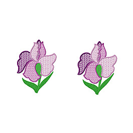 繡花 植物 花朵 免費素材