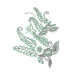 燙鉆 花紋 植物花紋 免費(fèi)素材