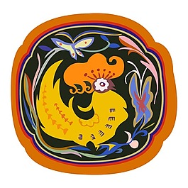 矢量圖 風(fēng)格 中國(guó)風(fēng) 民族風(fēng) 十二生肖 免費(fèi)素材