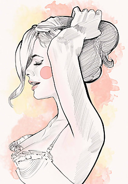 位圖 插畫 時尚插畫 人物插畫 插畫師 免費素材