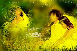 溫馨浪漫婚紗模板
