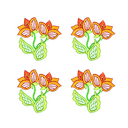 繡花 植物 花朵 免費(fèi)素材