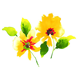 位圖 植物 寫意花卉 花朵 野花 免費(fèi)素材