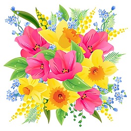矢量圖 植物 寫(xiě)意花卉 花朵 百合 免費(fèi)素材