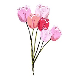 矢量圖 植物 寫意花卉 花朵 郁金香 免費(fèi)素材