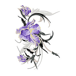 繡花 植物 花朵 免費(fèi)素材