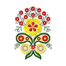 繡花 花紋 植物花紋 花卉 免費(fèi)素材