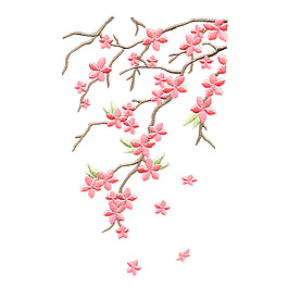 繡花 植物 花卉 免費(fèi)素材