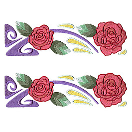 繡花 植物 植物花紋 花卉 免費(fèi)素材