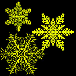 漂亮的雪花