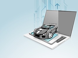 向量的汽车插图