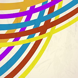 蹩腳的懷舊背景和豐富多彩的抽象的線