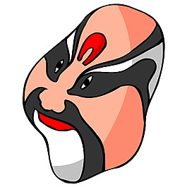 黑胡子臉譜