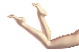 女性的腿