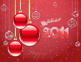 向量的新年賀卡