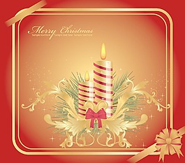 向量的圣誕賀卡