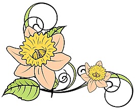 黃色的蓬勃發(fā)展框架