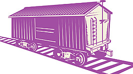 一貨運(yùn)列車車廂